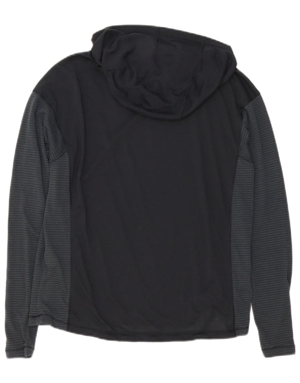 Maglia a maniche lunghe con cappuccio Under Armour da donna Heat Gear UK 10 Small Nera