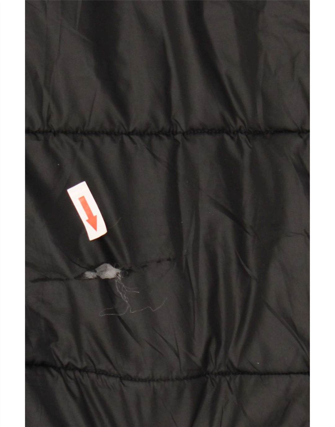 Cappotto imbottito con cappuccio da donna Adidas UK 16/18 grande poliestere nero