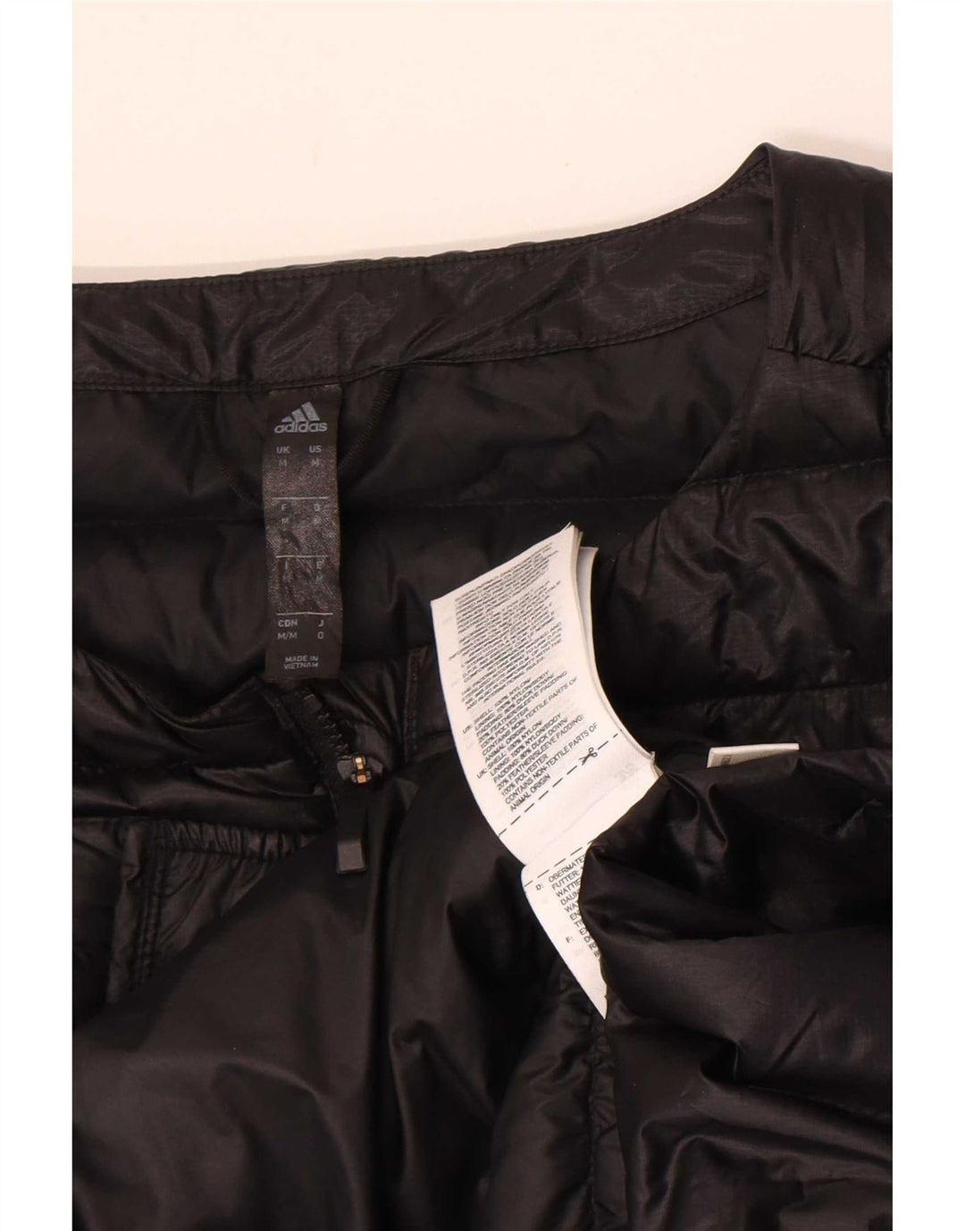 Giacca imbottita da uomo Adidas UK 38 nylon nero medio