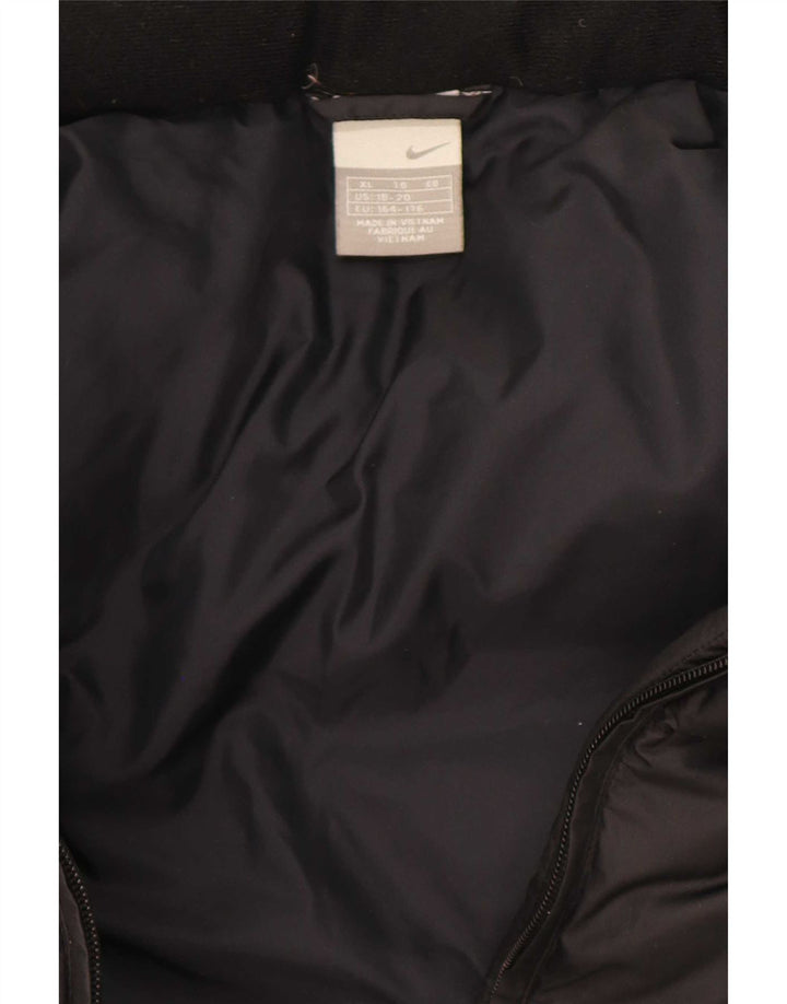 Giacca imbottita Nike da ragazzo 13-14 anni XL Poliestere color block nero