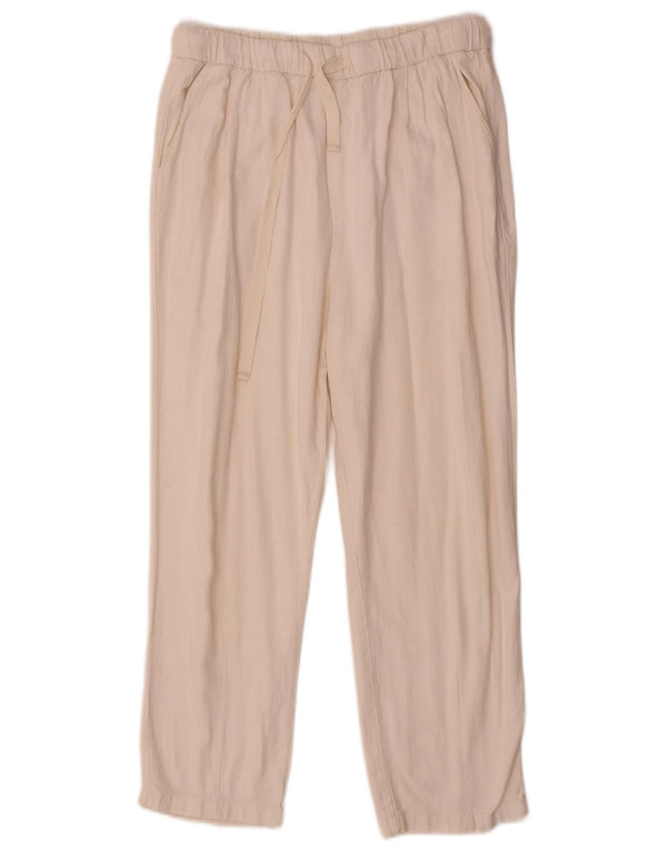 Pantaloni corti con pegging da donna Zara piccoli W26 L23 Beige