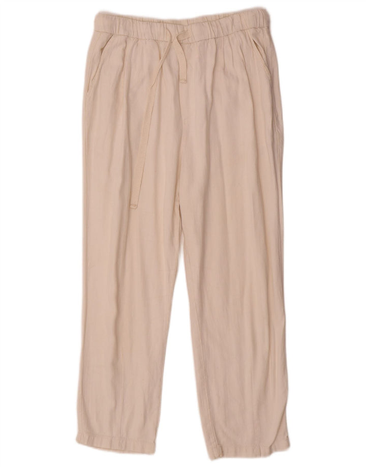 Pantaloni corti con pegging da donna Zara piccoli W26 L23 Beige