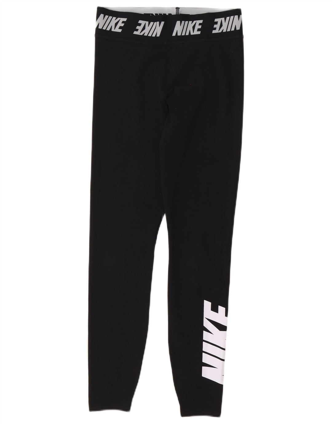 Leggings grafici da donna Nike UK 8 piccoli in cotone nero