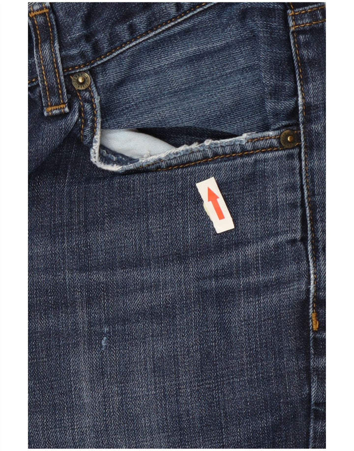 Jeans dritti da uomo Tommy Hilfiger W32 L30 cotone blu navy
