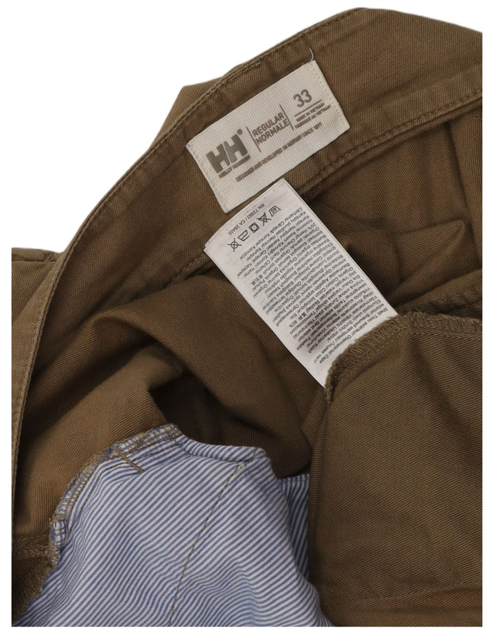 Pantaloncini cargo regolari da uomo Helly Hansen W33 cotone kaki medio