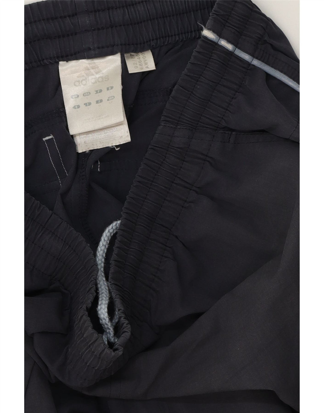Pantaloncini sportivi da uomo Adidas Bermuda piccoli in poliestere blu navy