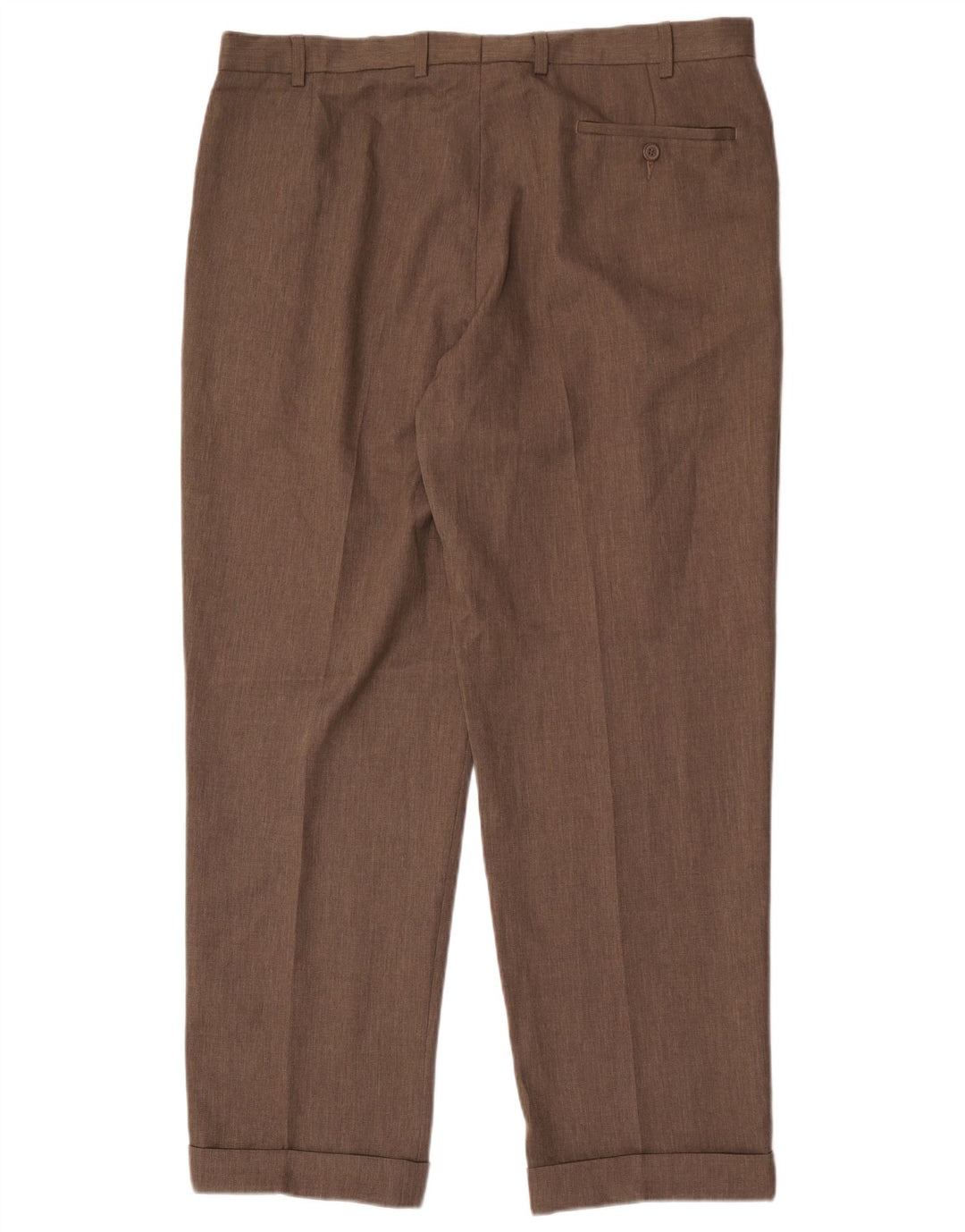 Pantaloni da abito con pegging da uomo Marks & Spencer W38 L31 poliestere grigio