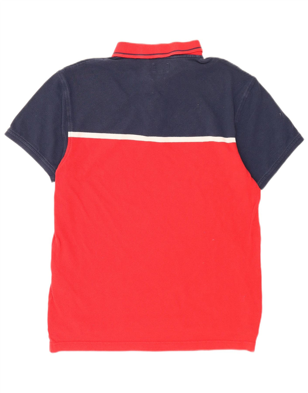 Polo Levi's da uomo in cotone color block rosso medio