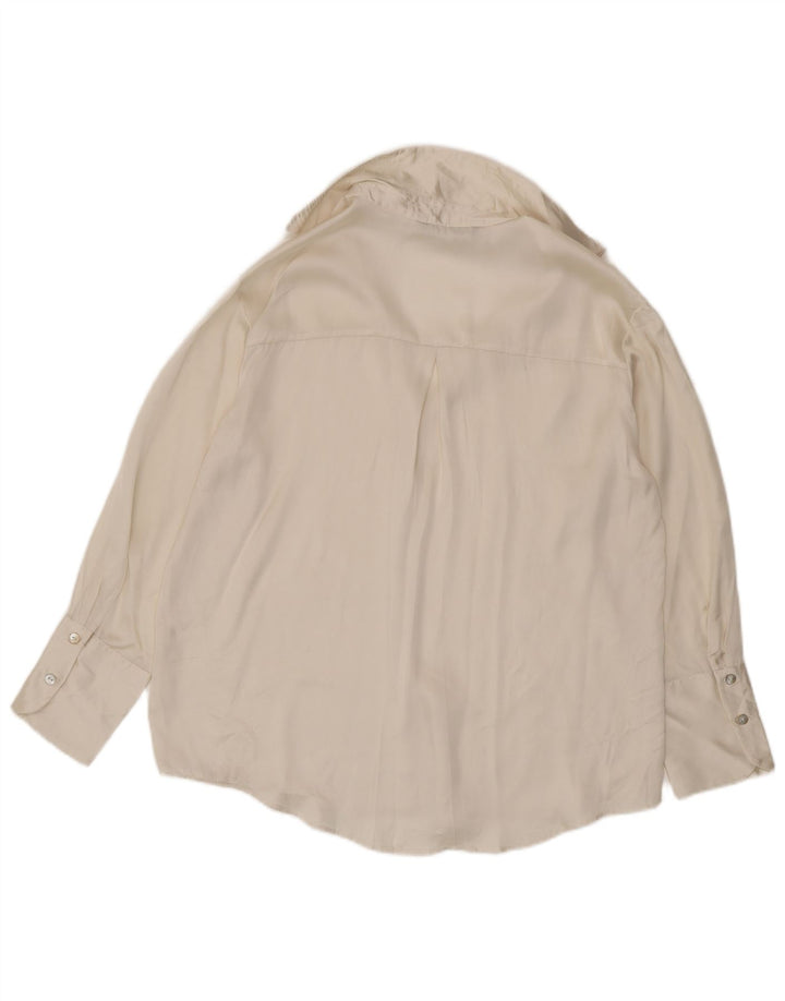 Camicetta oversize da donna Zara UK 14 bianca media