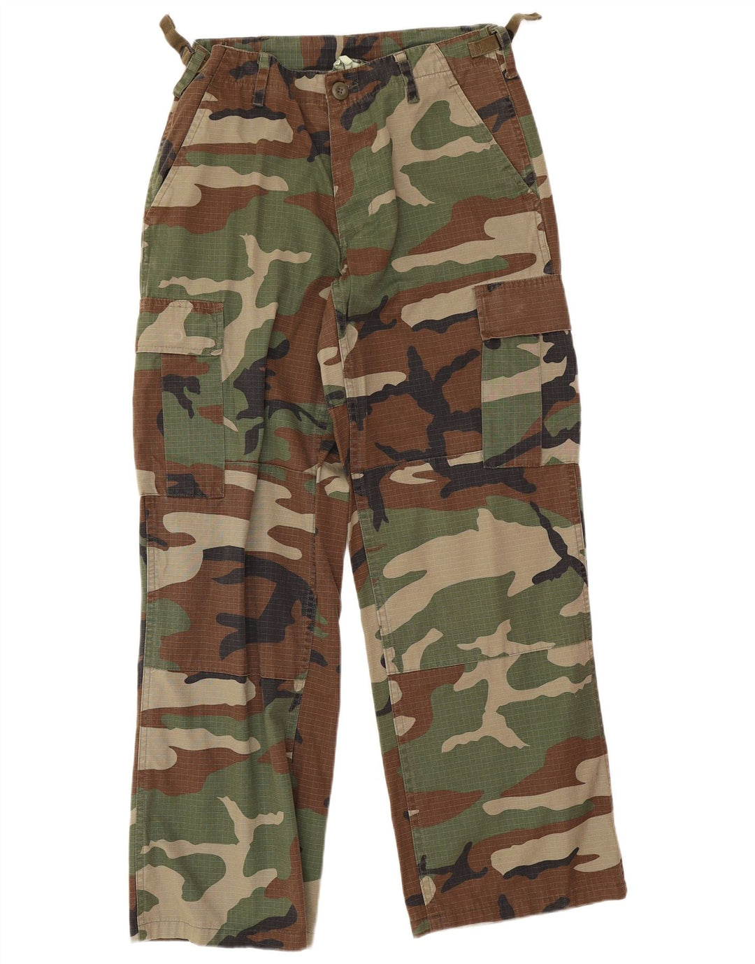 Pantaloni cargo dritti da uomo Mil-Tec piccoli W28 L28 mimetici multicolori
