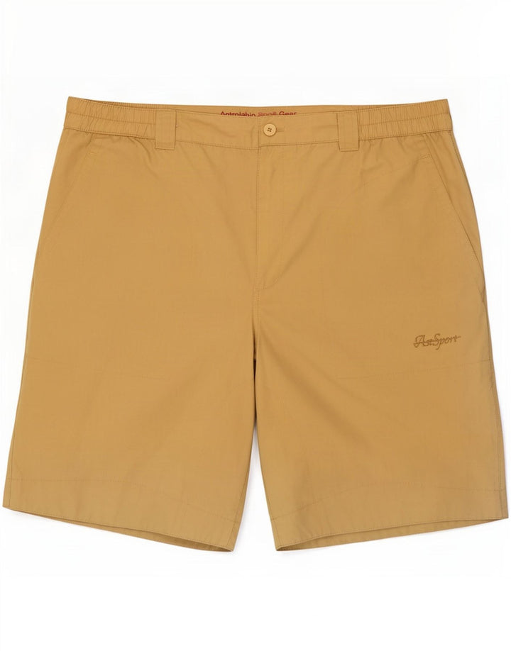Pantaloncini chino da uomo Astrolabio grandi W34 poliestere beige