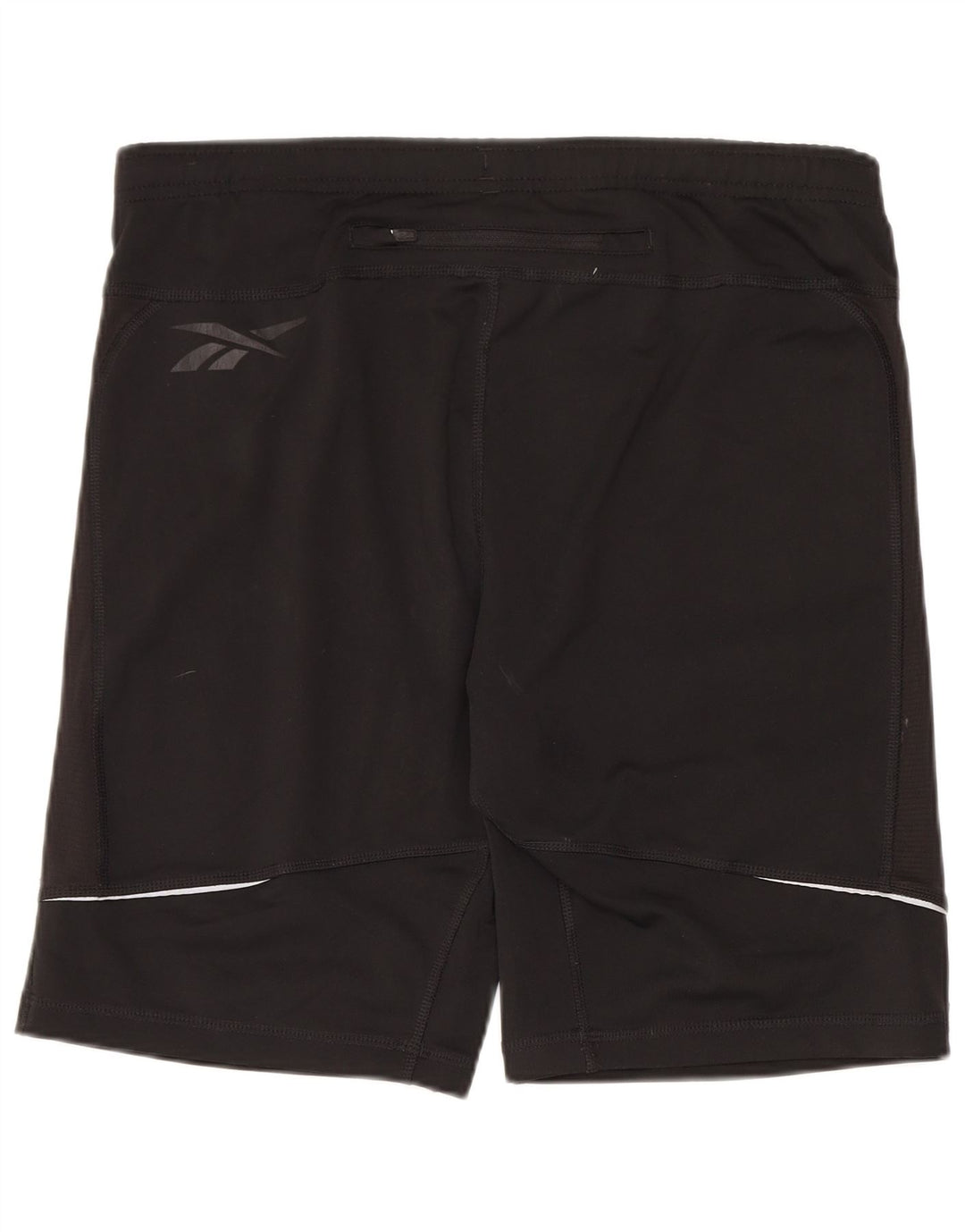 Pantaloncini sportivi Reebok da uomo grandi in poliestere nero