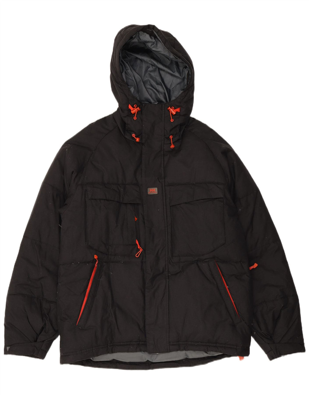 Giacca imbottita con cappuccio da uomo HELLY HANSEN UK 38 nylon nero medio