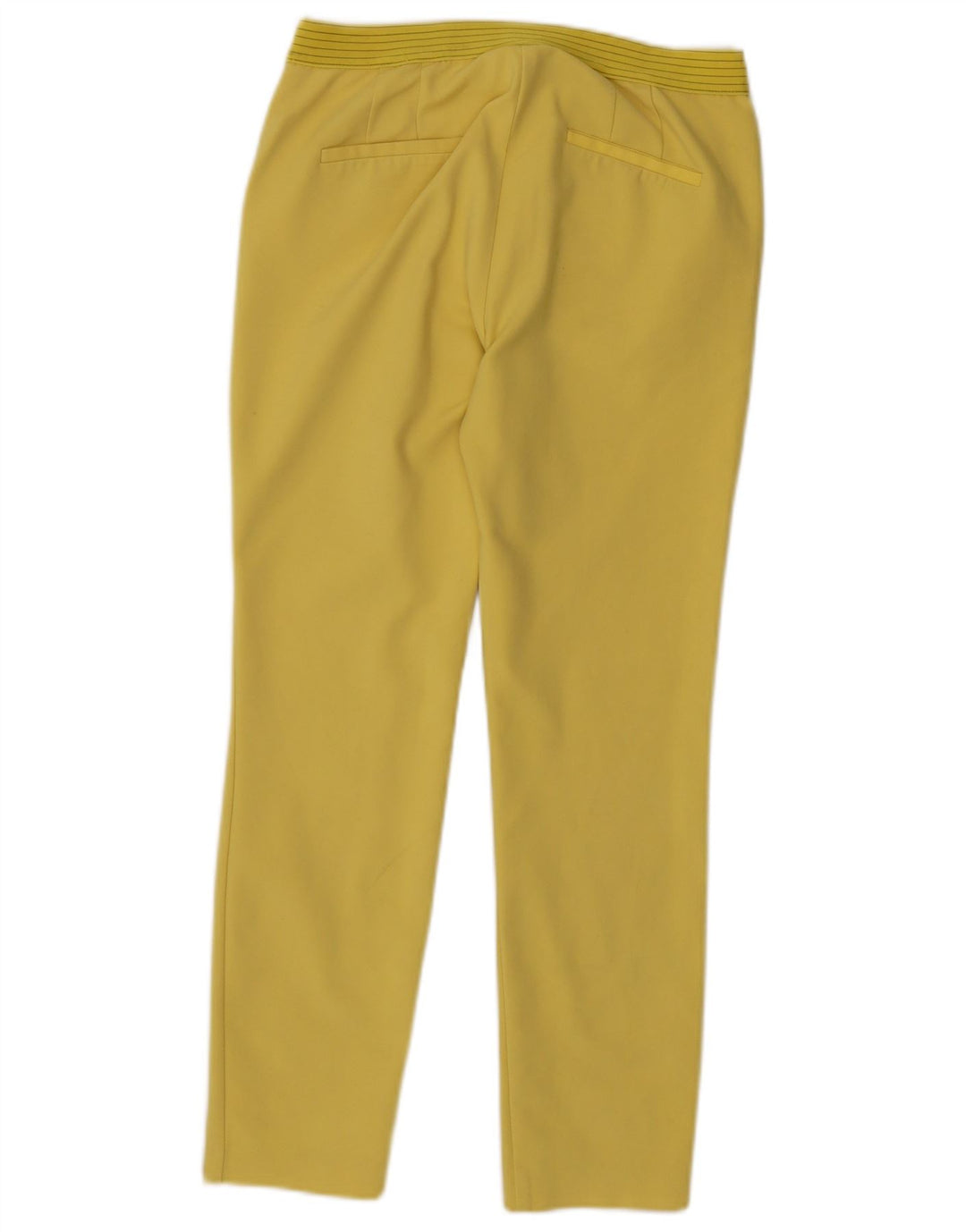 Pantaloni chino slim da donna Zara medi W28 L26 gialli