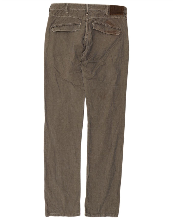 Pantaloni chino dritti da uomo Burberry W32 L34 Grigi