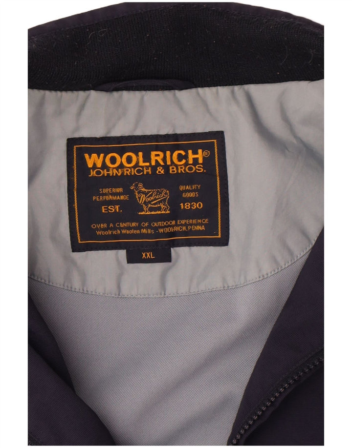 Giubbotto bomber da uomo Woolrich UK 44 2XL Blu navy