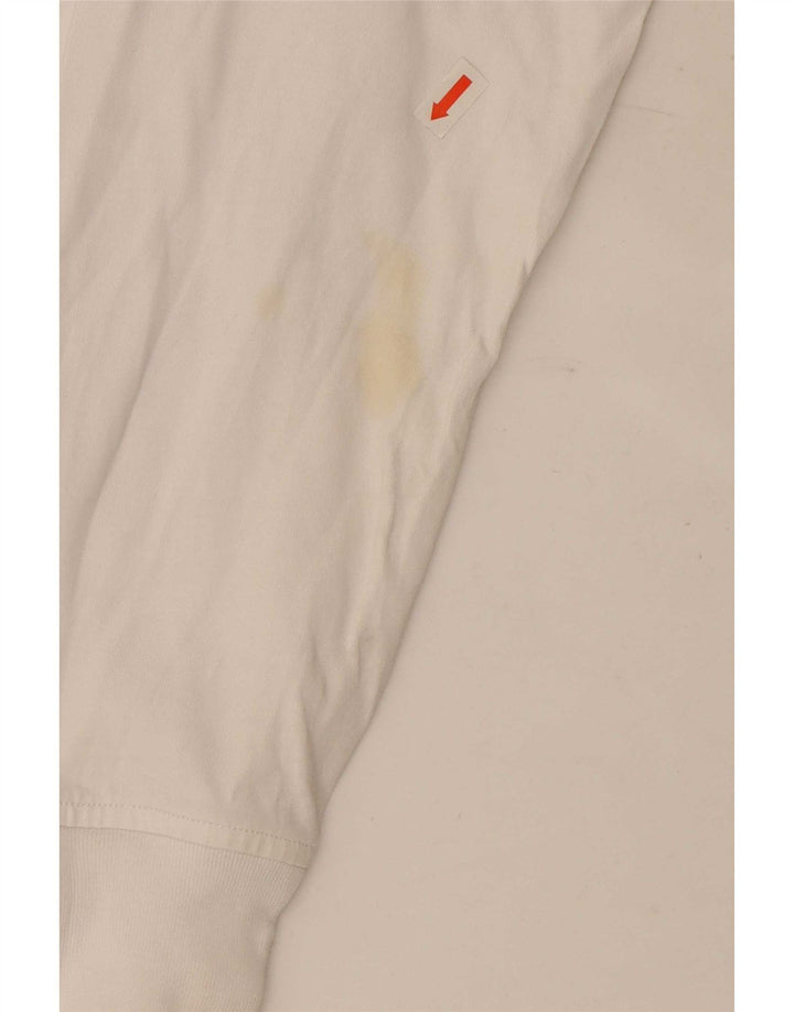 Converse Uomo Regular Graphic Top manica lunga Small White