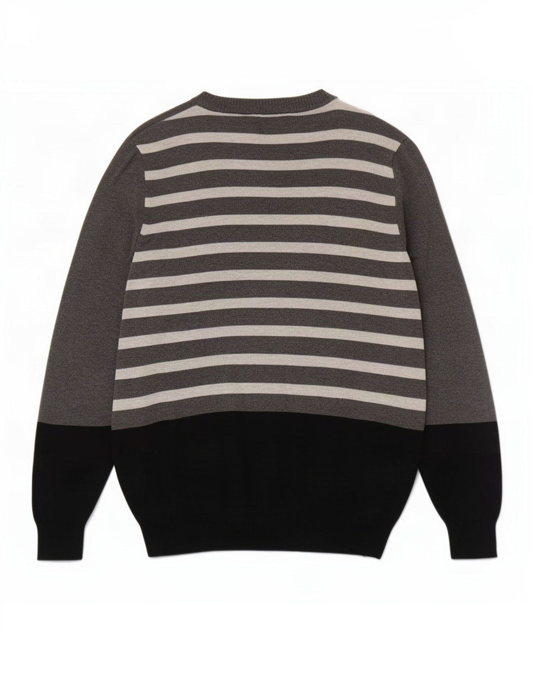 Diesel Uomo Maglione con scollo a barca Maglione piccolo in cotone color block grigio