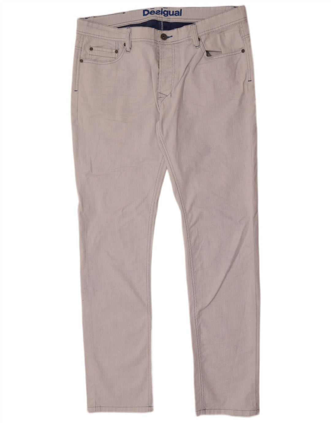 Jeans slim da uomo Desigual W36 L33 cotone blu