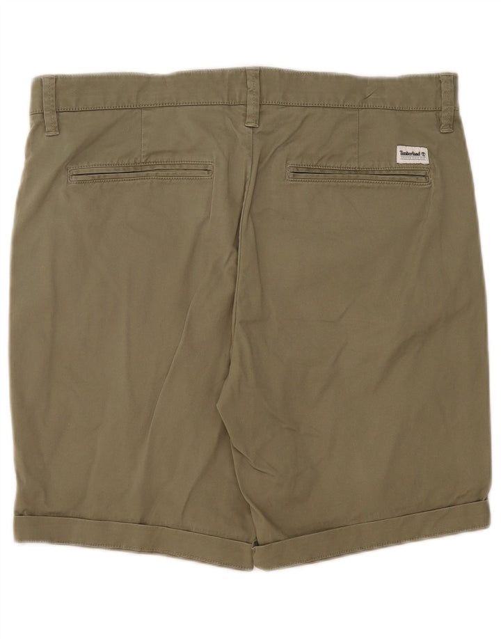 Pantaloncini chino da uomo Timberland W33 cotone kaki medio