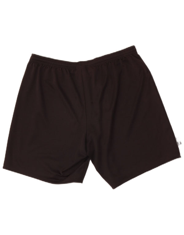 Pantaloncini sportivi Adidas da uomo vestibilità regolare medio nero poliestere sportivo