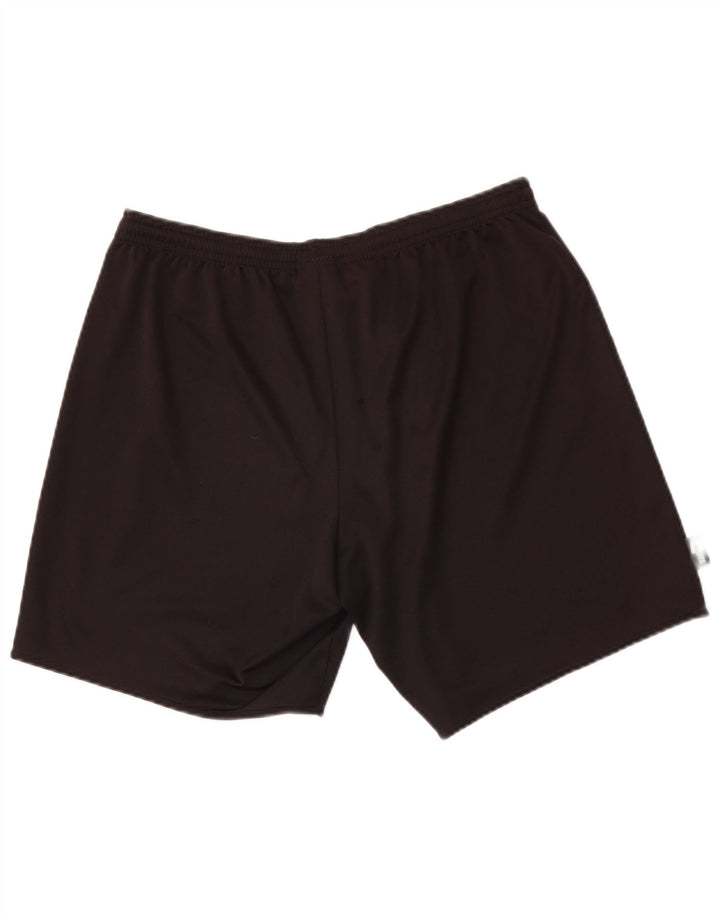 Pantaloncini sportivi Adidas da uomo vestibilità regolare medio nero poliestere sportivo