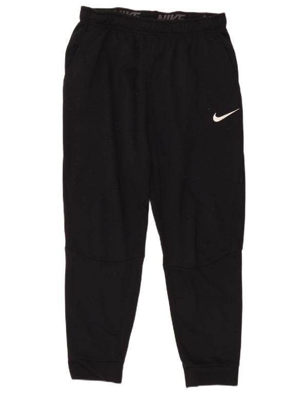 Pantaloni da tuta Nike Dri Fit da uomo, pantaloni da jogging, grandi, in poliestere nero
