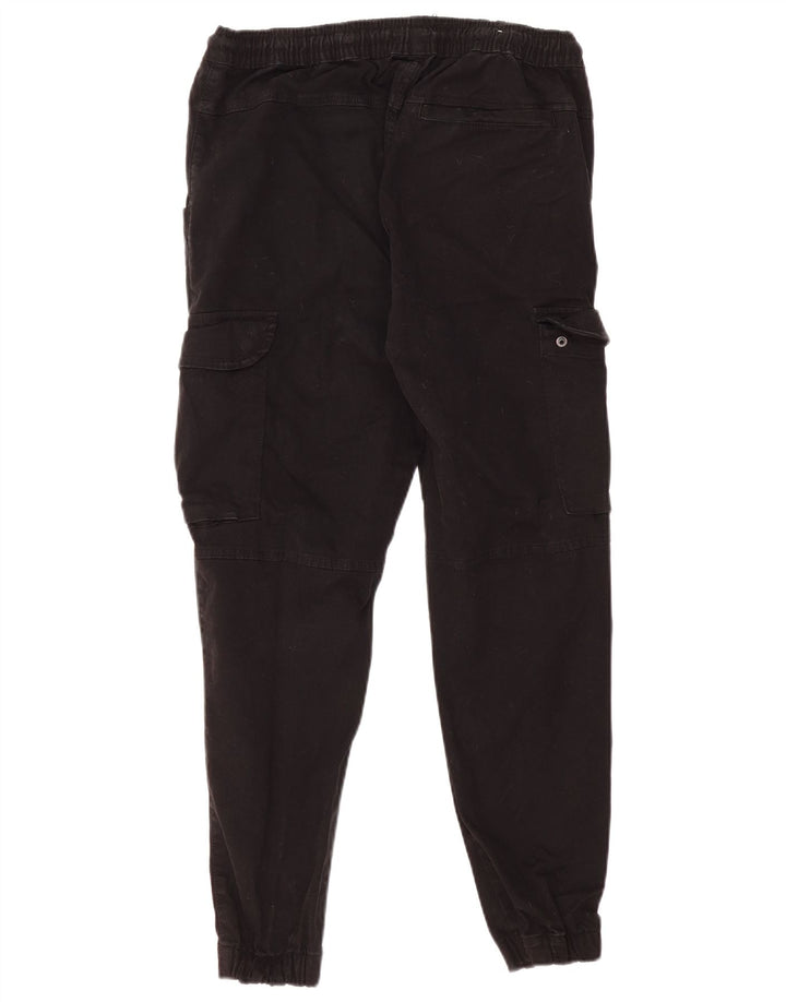 Pantaloni cargo da jogging da uomo Zara medi W30 L27 cotone nero