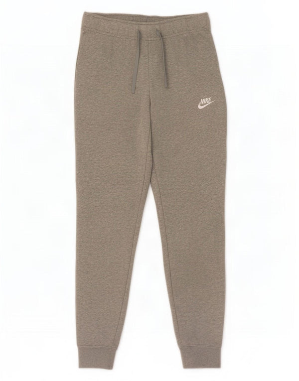 Pantaloni da tuta da donna Nike Joggers UK 8 Small Grigio Cotone