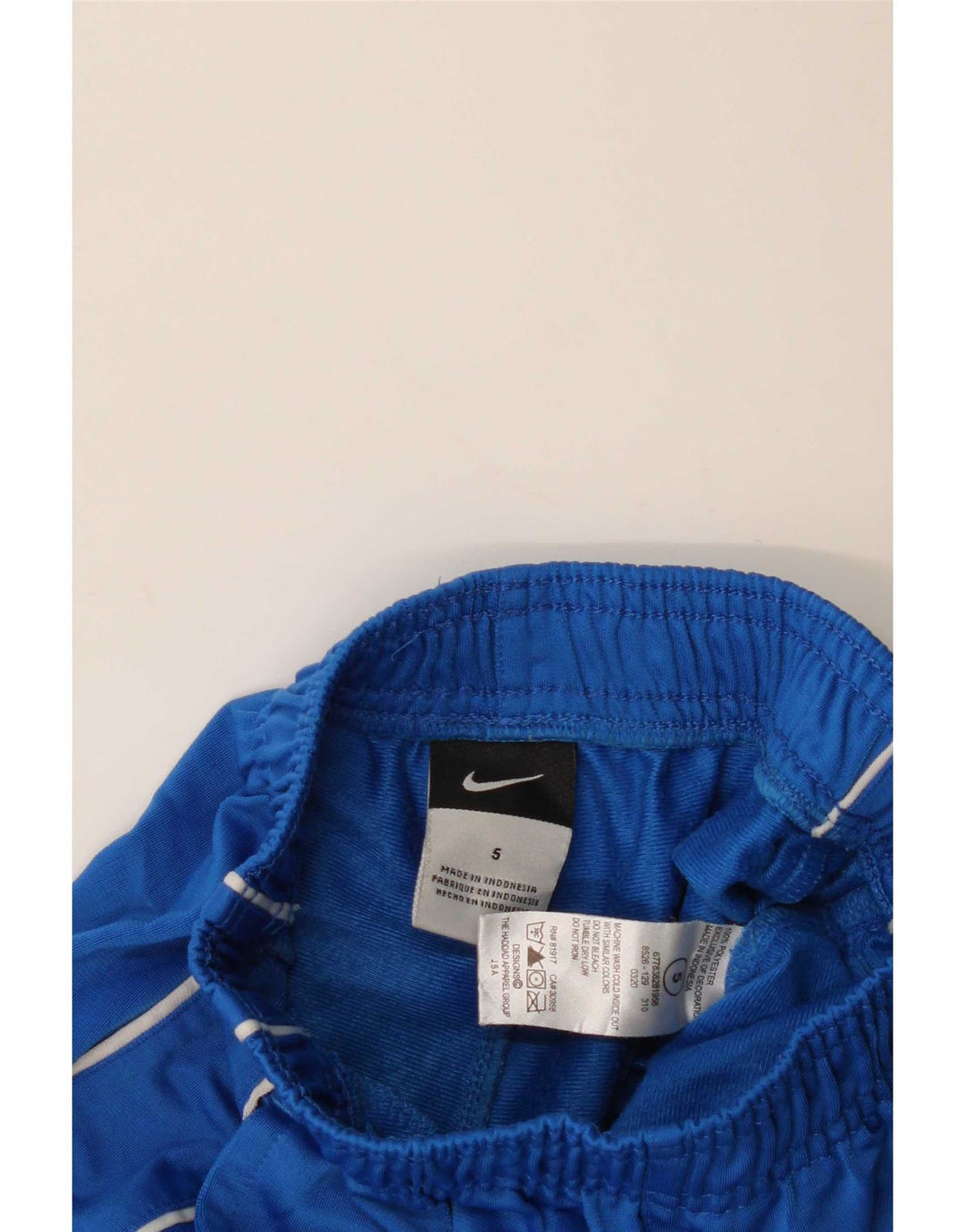 Pantaloni della tuta da ragazzo Nike 4-5 anni in poliestere blu