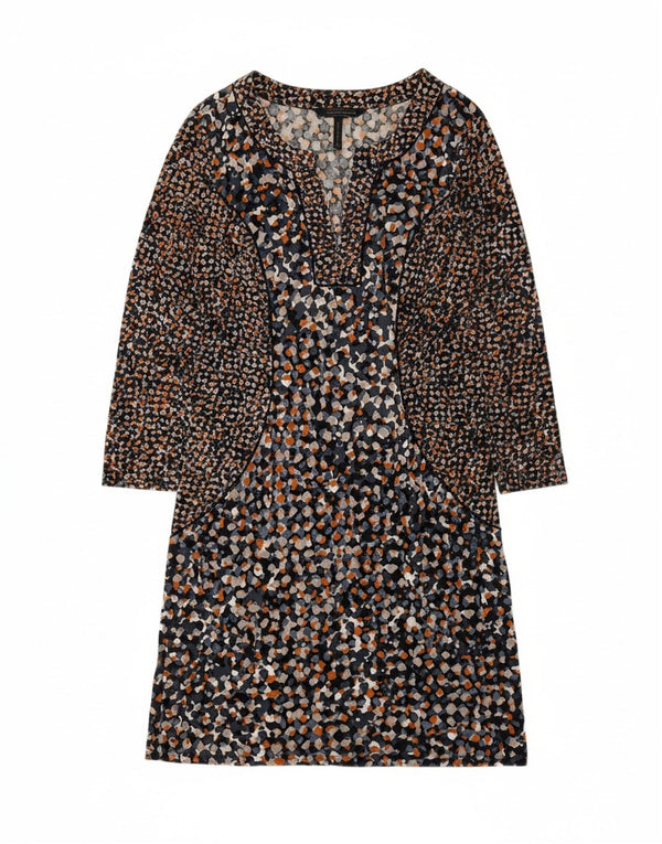 BCBGMAXAZRIA Womens Sheath Dress UK 14 Medium Multicoloured Flecked