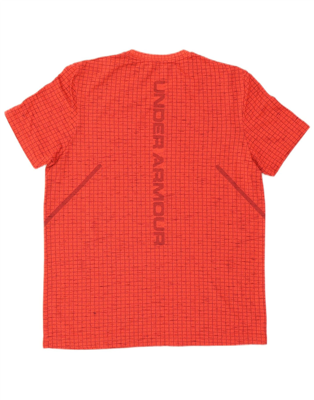 T-shirt grafica da uomo Under Armour Top grande in nylon rosso