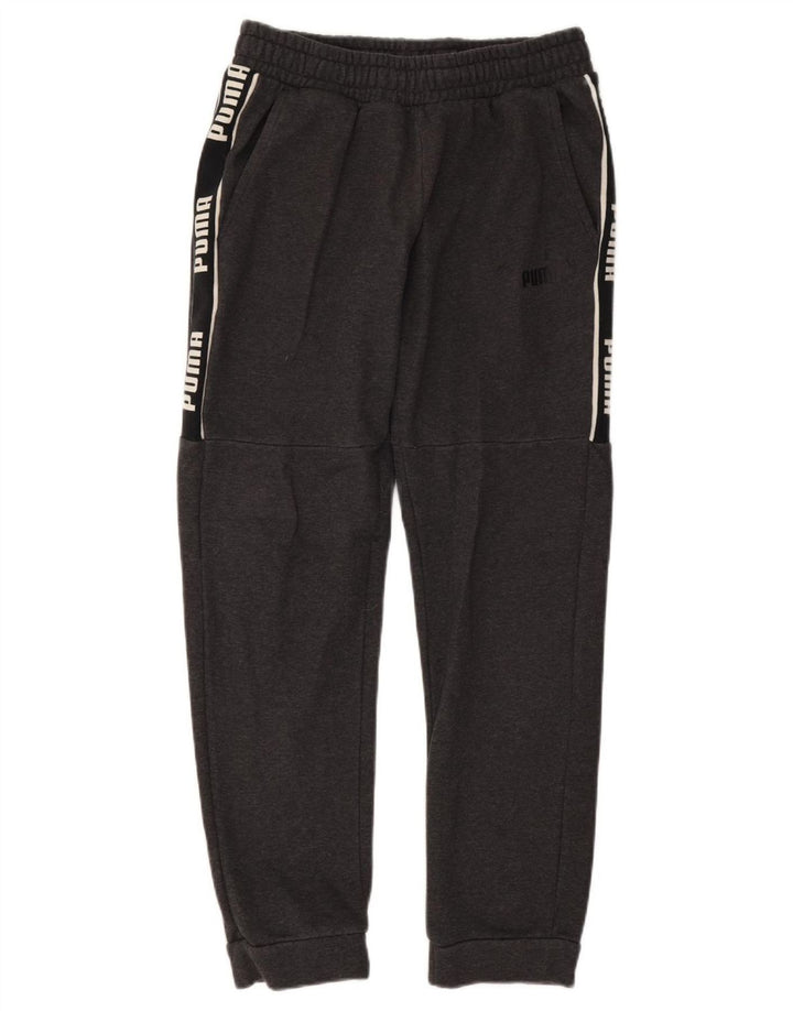 Pantaloni da tuta da uomo Puma Joggers in cotone grigio medio