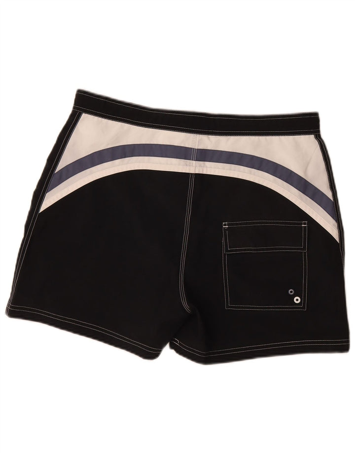 Pantaloncini da bagno Nike da uomo, colore nero medio, in poliestere color block