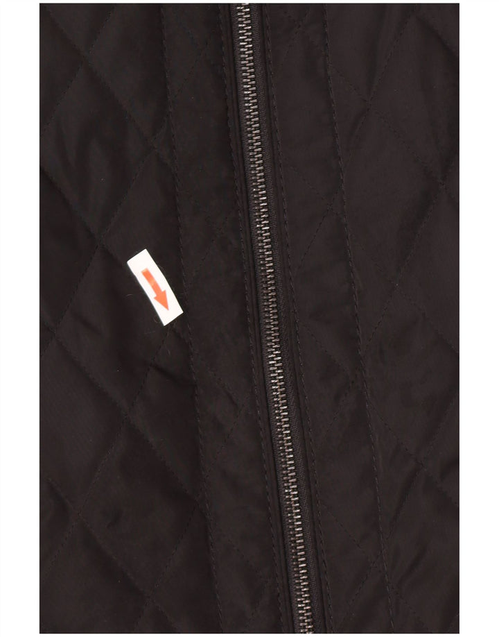 Giacca trapuntata da uomo Zara UK 40 grande poliestere nero