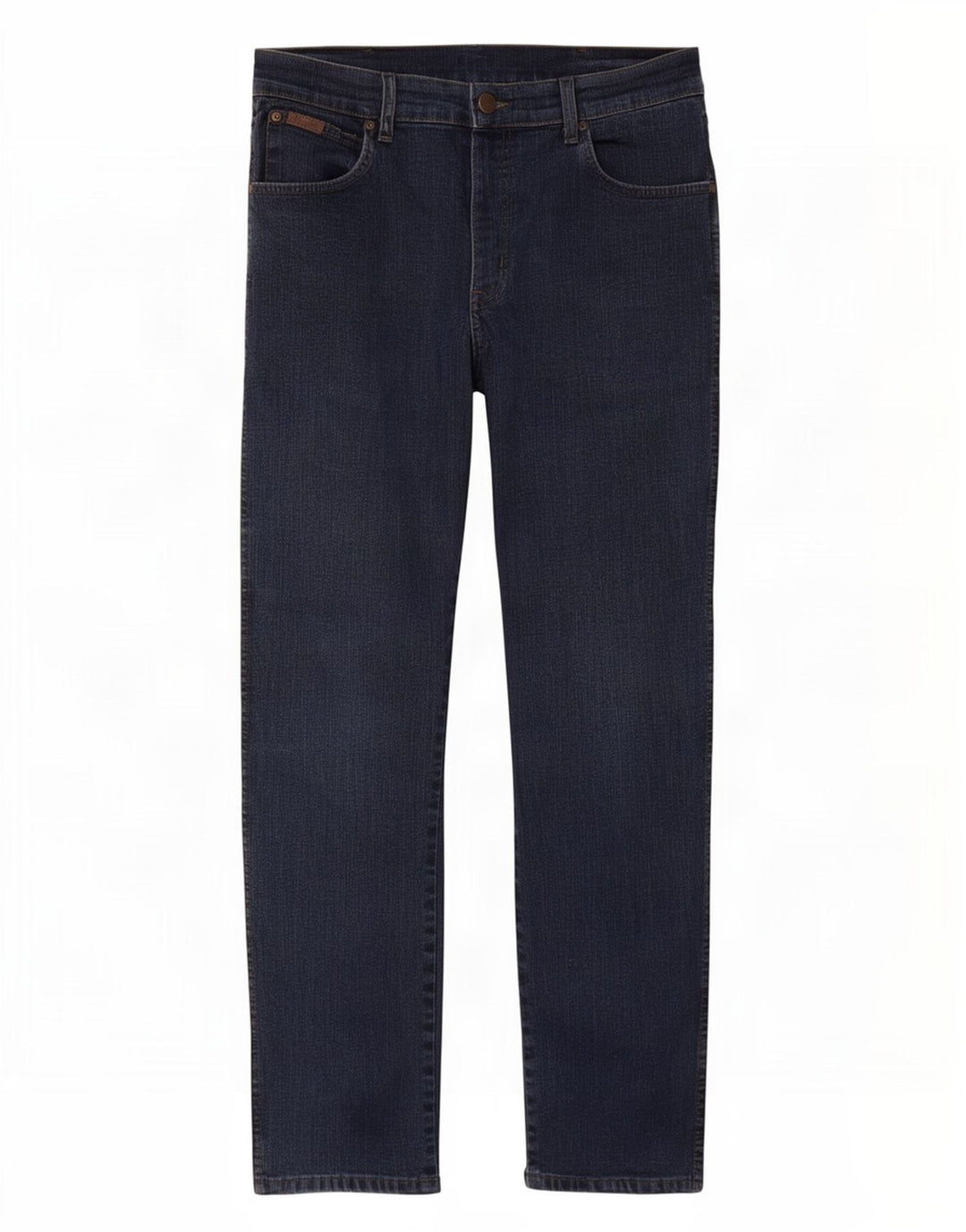 Jeans dritti elasticizzati Texas da uomo Wrangler W33 L30 cotone blu navy