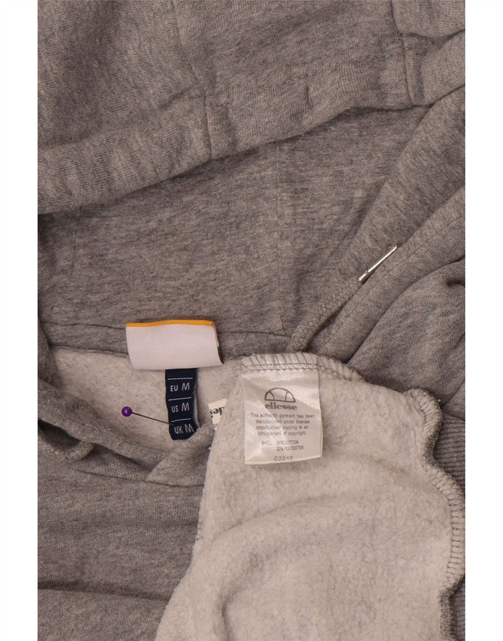 Maglione con cappuccio da uomo Ellesse in cotone chiazzato grigio medio