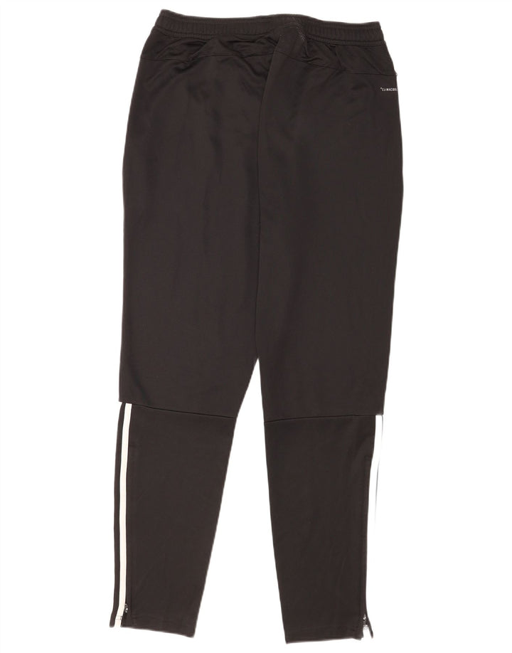 Pantaloni da tuta da uomo Adidas Large neri in poliestere