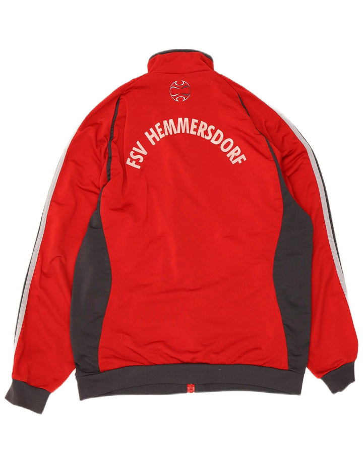 Giacca da ginnastica grafica da ragazzo Adidas 15-16 anni Colore rosso