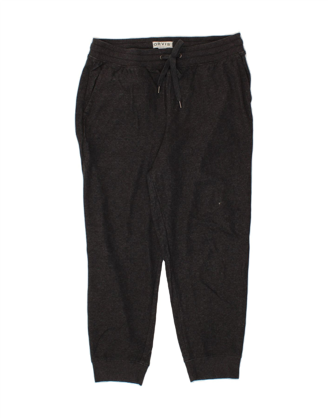 ORVIS Mens Tracksuit Trousers Joggers Large  Grey Polyester Vintage Orvis and Second-Hand Orvis from Messina Hembry 