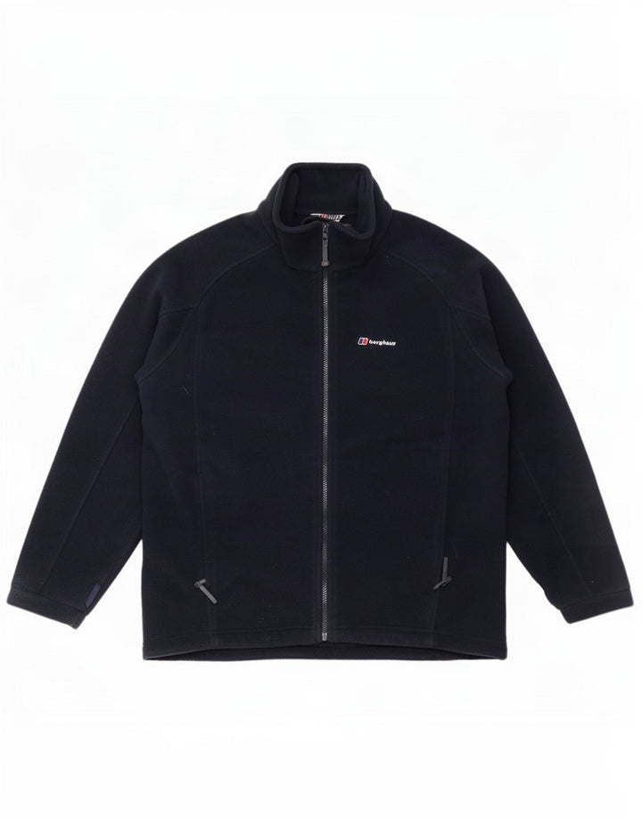 Giacca in pile foderata da uomo Berghaus UK 40 grande poliestere blu navy
