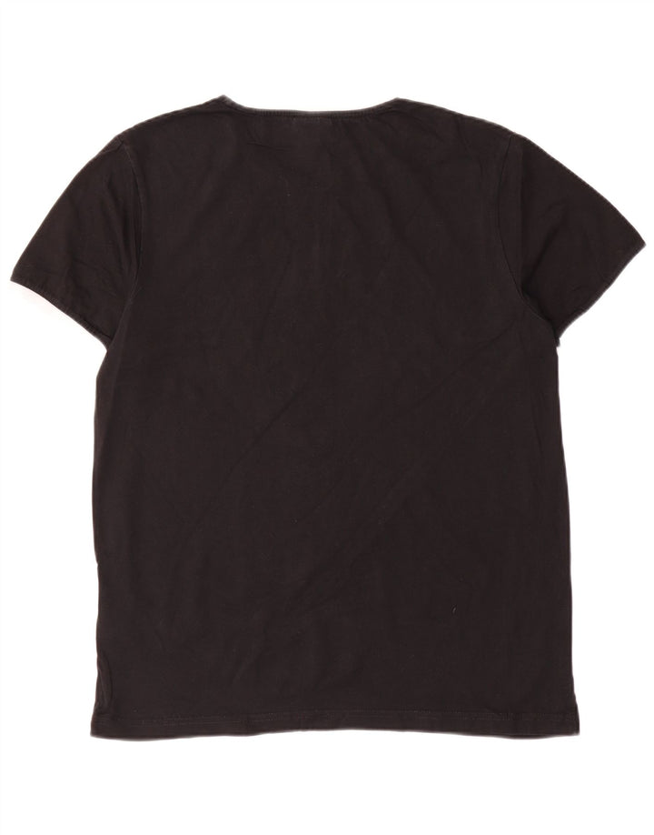 T-shirt da uomo Ellesse Top in cotone nero medio
