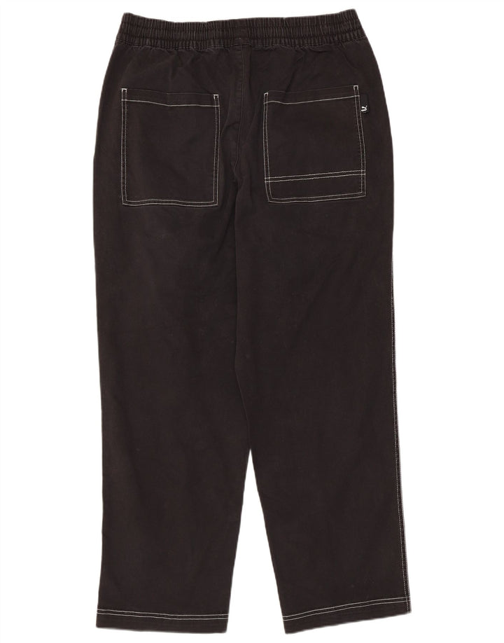 Pantaloni casual dritti da uomo Puma Large W34 L27 Neri