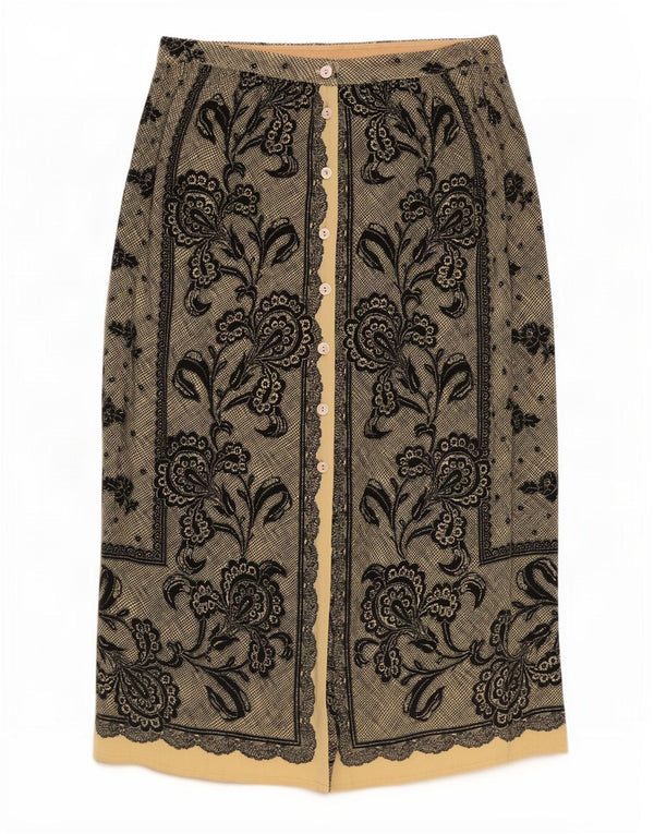 Gonna longuette da donna Stefanel media W28 viscosa floreale beige
