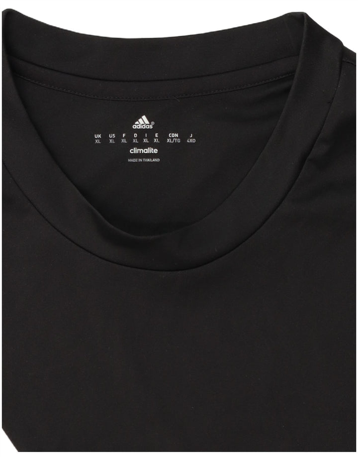 Maglietta Adidas Climalite da uomo XL nera
