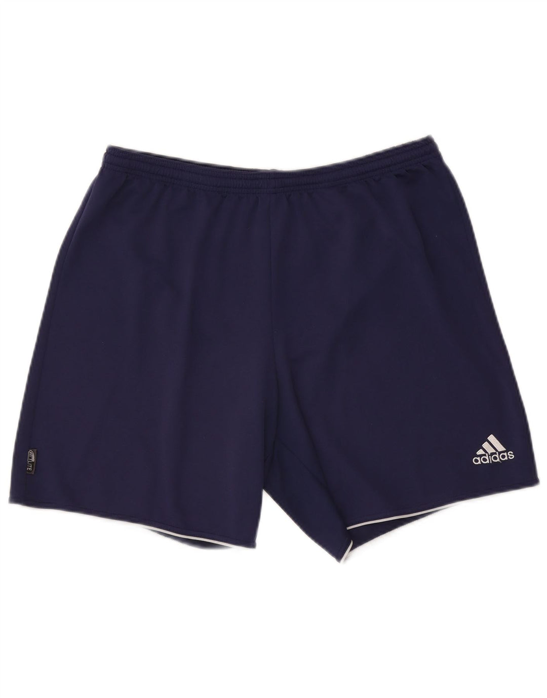 Pantaloncini sportivi Adidas Climalite da uomo XL in poliestere blu navy
