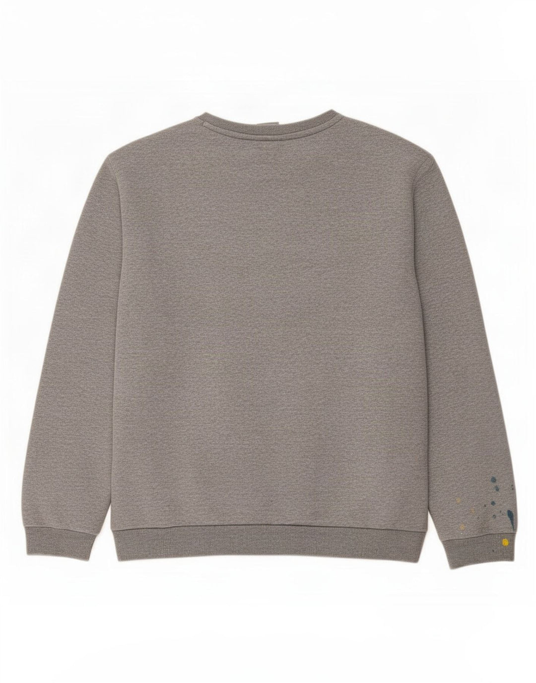 Felpa da uomo Puma Maglione grande in cotone chiazzato grigio