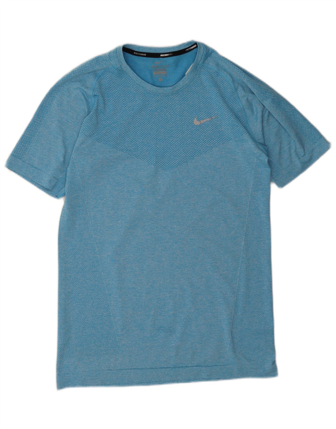 T-shirt Nike Dri Fit da uomo, piccola, in poliestere chiazzato blu