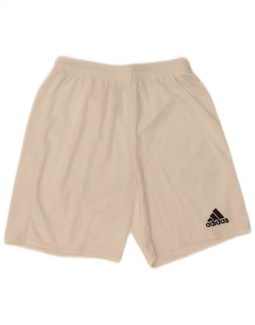Pantaloncini sportivi Adidas Climalite da ragazzo 13-14 anni in poliestere bianco