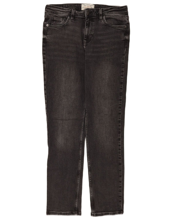 Fat Face Womens Sway Slim Jeans UK 12 Medium W30 L30 Grey Cotton